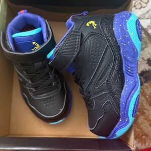 Shaq shaqnotize Kids Black and Blue High-Top Sneakers